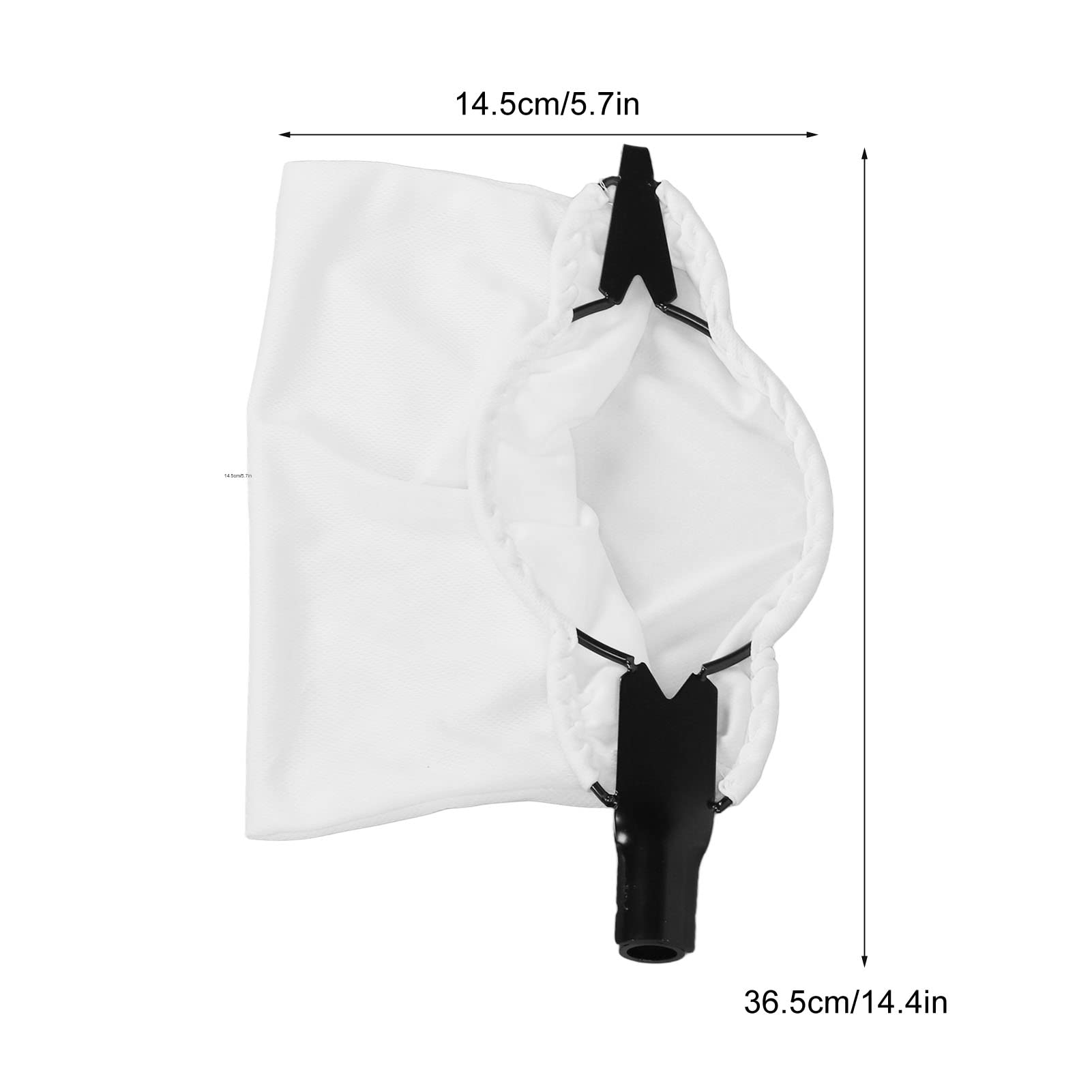 HEEPDD Recolector de Frutas con Cuchillas en Forma de V, Cesta de Cosecha con Cabezal Liviano, Bolsa Elástica Grande para Recolección
