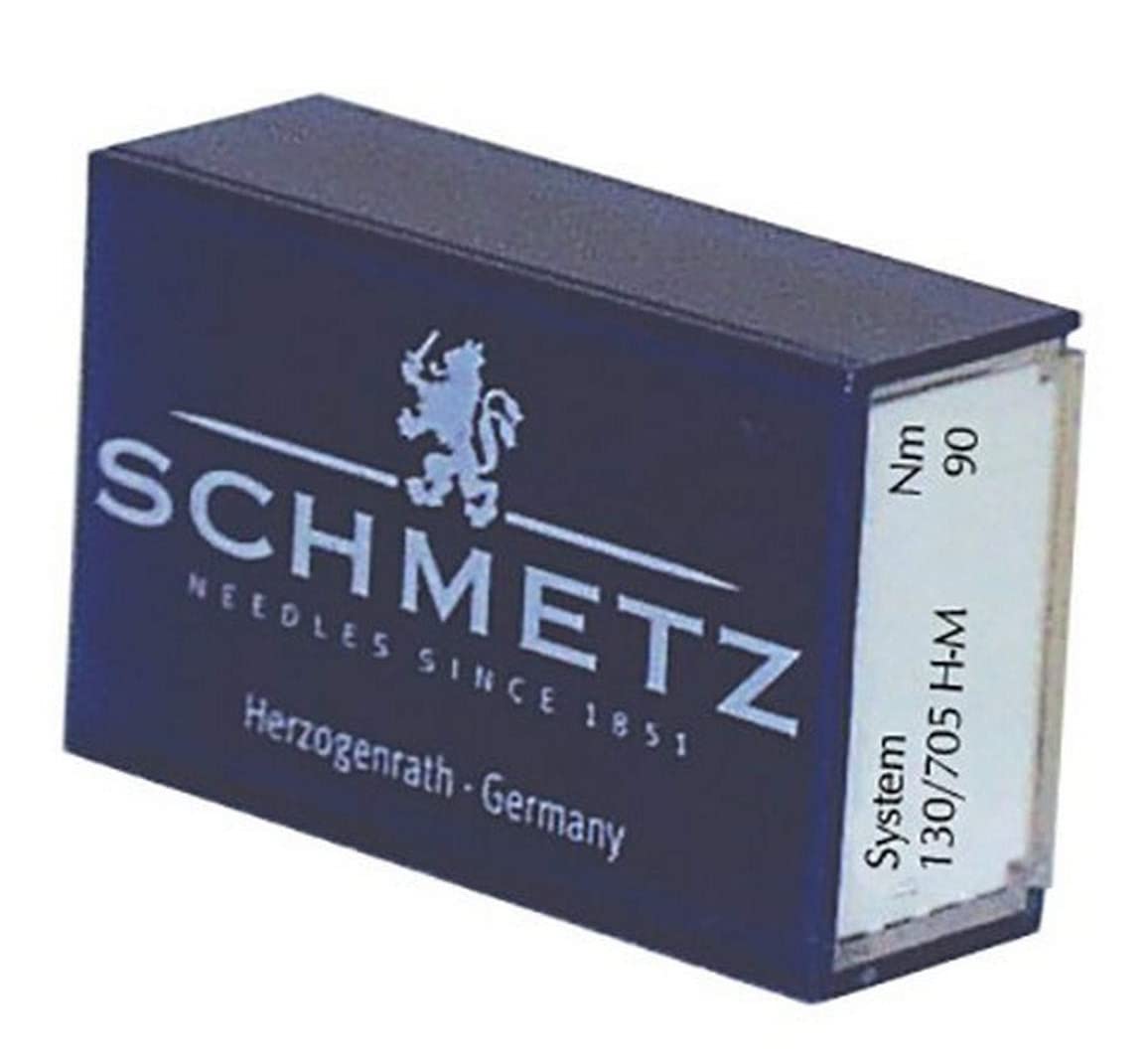 Schmetz Microtex (Sharp) igły do maszyny do szycia, pudełko 100, rozmiar 90/14, zawiera duży nawlekacz igieł