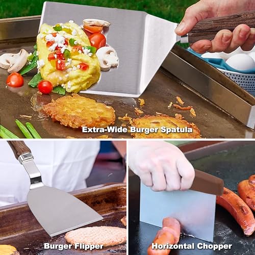 image for ROMANTICIST 29PCS Griddle Accessories Set - Flat Top Teppanyaki Spatul
