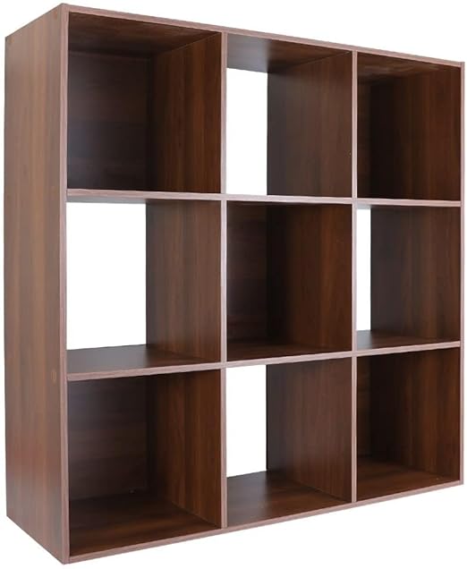 Amazon Basics Storage Cube Shelf Organizer, 9 Cubes