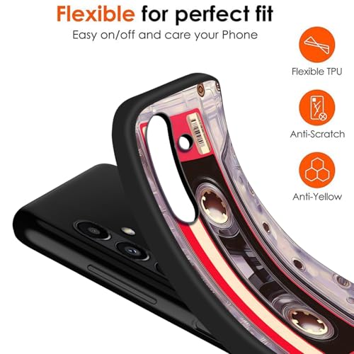 Protection antichoc Coque Galaxy A13 5G style cassette audio - 3