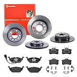 Bremsen Set Bremsscheiben und Bremsbeläge Brembo vorne hinten für für VW Golf 5 Golf 6