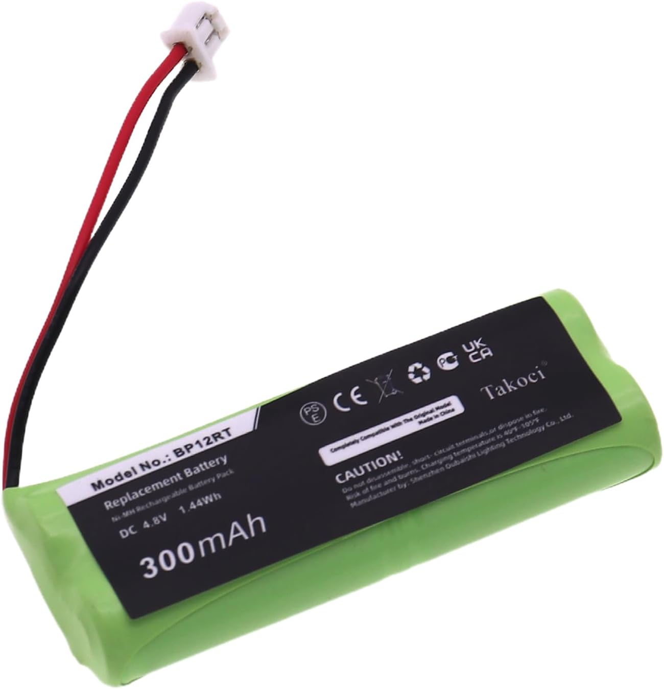 4.8V 300mAh Replacement BP12RT, GPRHC043M016 Battery Compatible with Dog'tra 1500NCP, 175NCP Transmitter, 1900NCP, 1902NCP, 200NCP Transmitter, 202NCP 280NCP 282NCP Transmitter