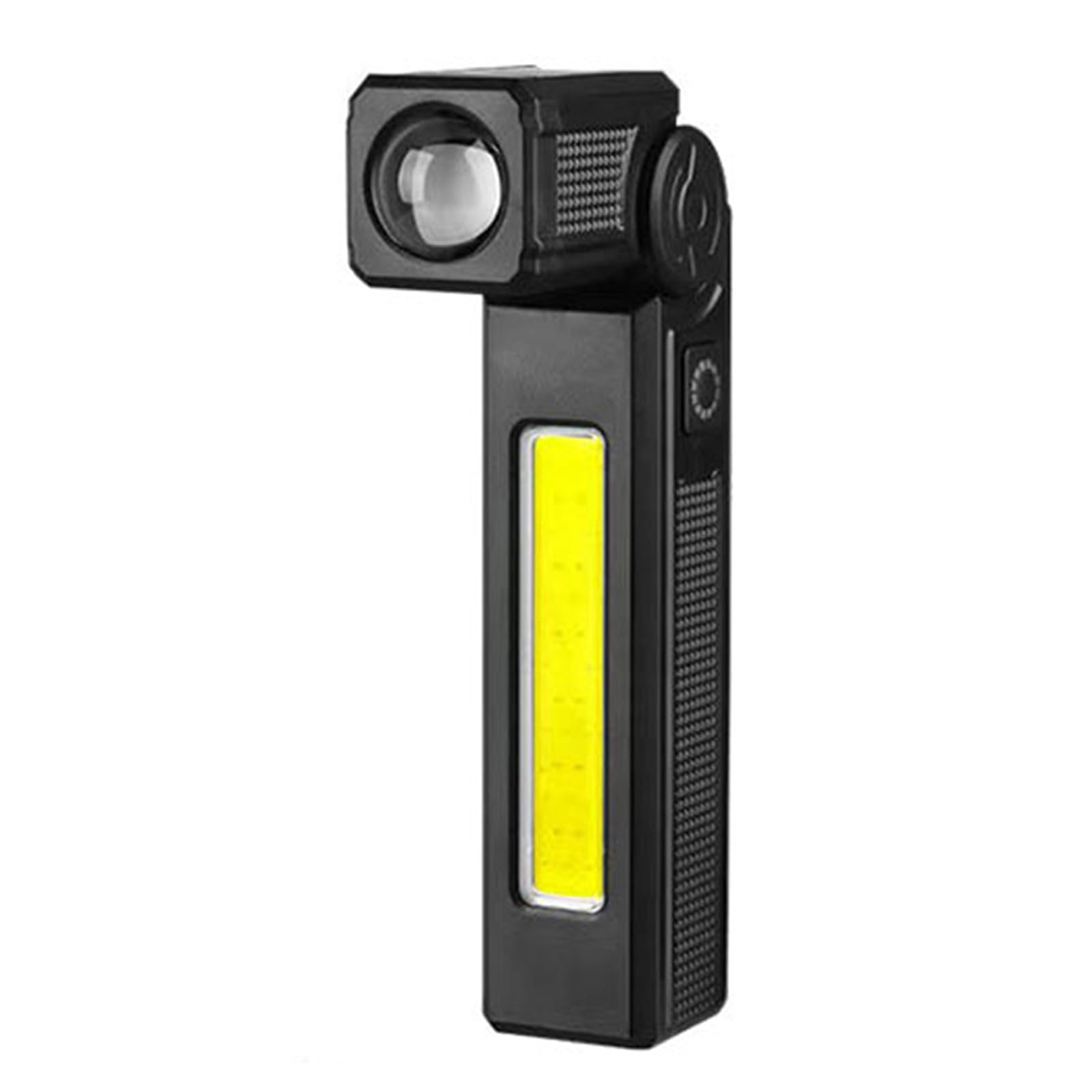 Multiple Position Whirling LED Work Light Mount Powered Flashlight for Automotive Repair Wilderness Expeditions Tail Flashlight for Vehicle Repair