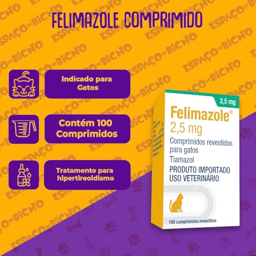 Comprimidos Felimazole® 2,5 mg contém 100 comprimidos - Imagem 2
