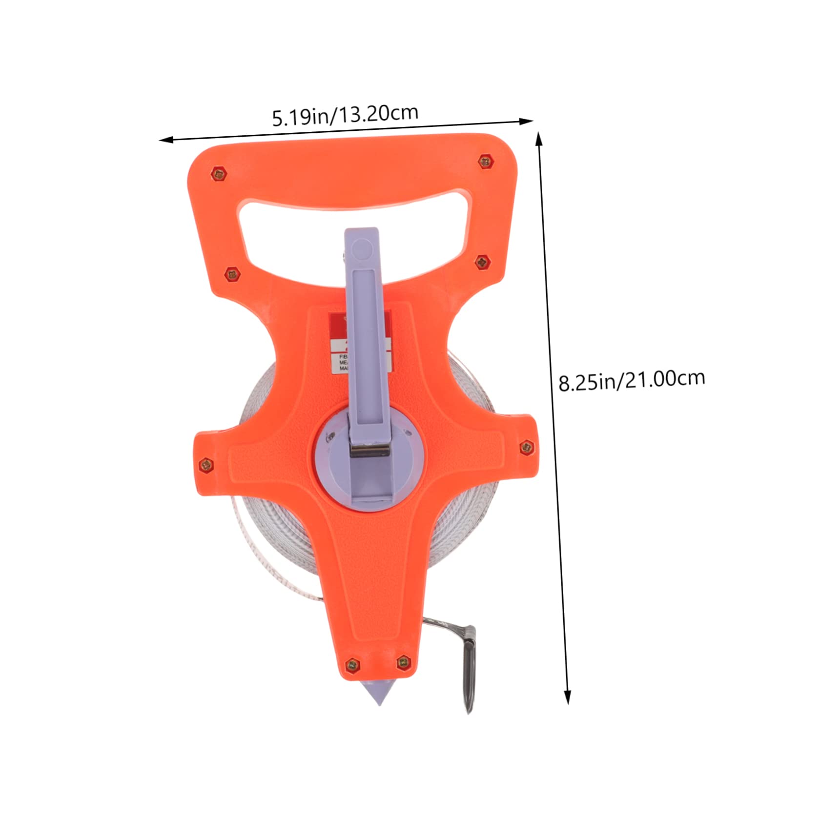 Holibanna High Visibility Tape Measure for Field and Track 20m Engineering Ruler Carrying Handle