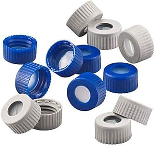 Chemglass CV-3841-0009, Blue Certified Bonded Closure for Mass Spec ILT LC-Clean, 0.40