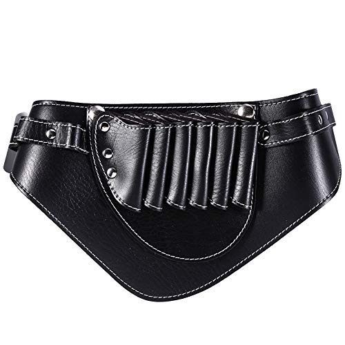Preisvergleich Produktbild Taillenpackung Scherenholster Pu Leder Professionelles Friseurwerkzeug Scherenbeutel Holster Mit Gürtel Für Friseure, Salon Friseur