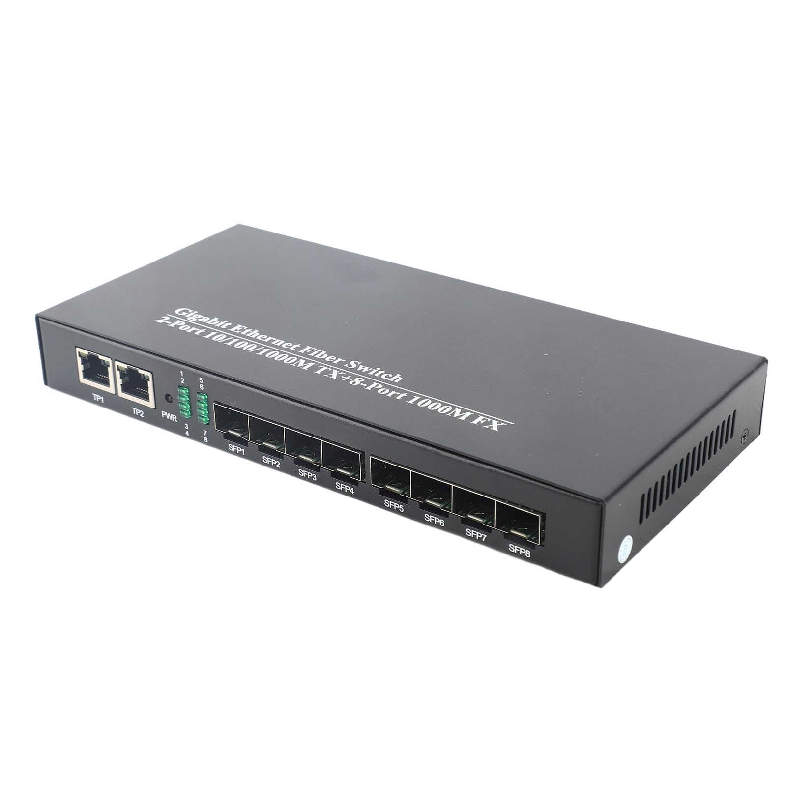 Przełącznik światłowodowy Gigabit Ethernet z wytrzymałą żelazną