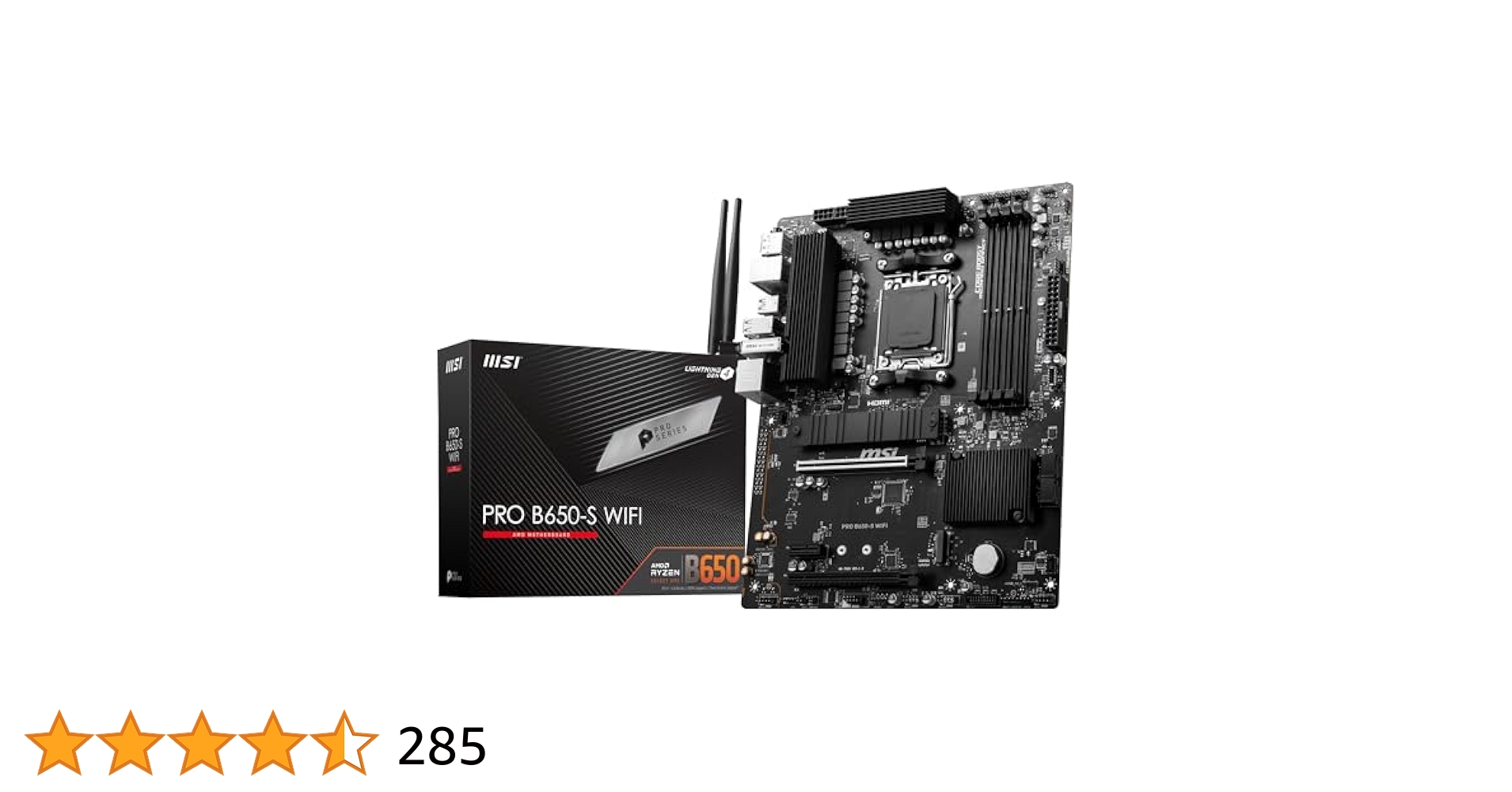 Amazon | MSI PRO B650-S WiFi ProSeries マザーボード (AMD