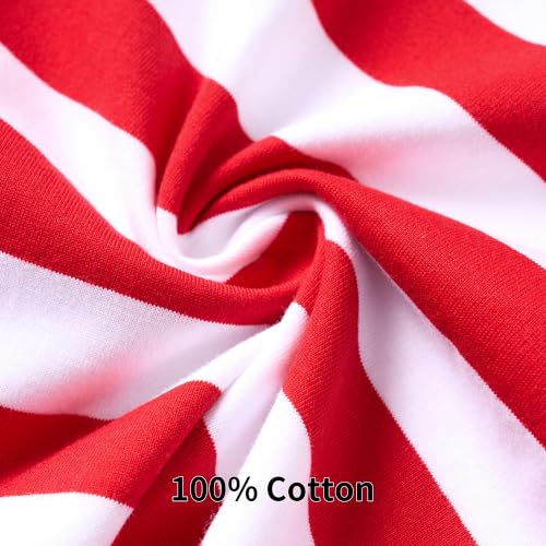 Image of Mud Kingdom T-Shirt for Boys Short Sleeve Plain Cotton Classic Summer Casual Stripe