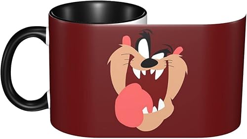 Miniatura 3 de KOVOS Taza de café Tasmanian Cartoon Devil Taz Anime Taza de café de cerámica Taza de té Taza Negra Tazas Regalo para Hombres Mujeres