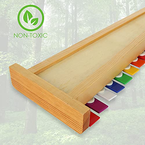 Image of CertBuy 15 Tone Xylophone Glockenspiel Colorful Wooden Xylophone with 2 Mallets, Music Instrument for Beginner