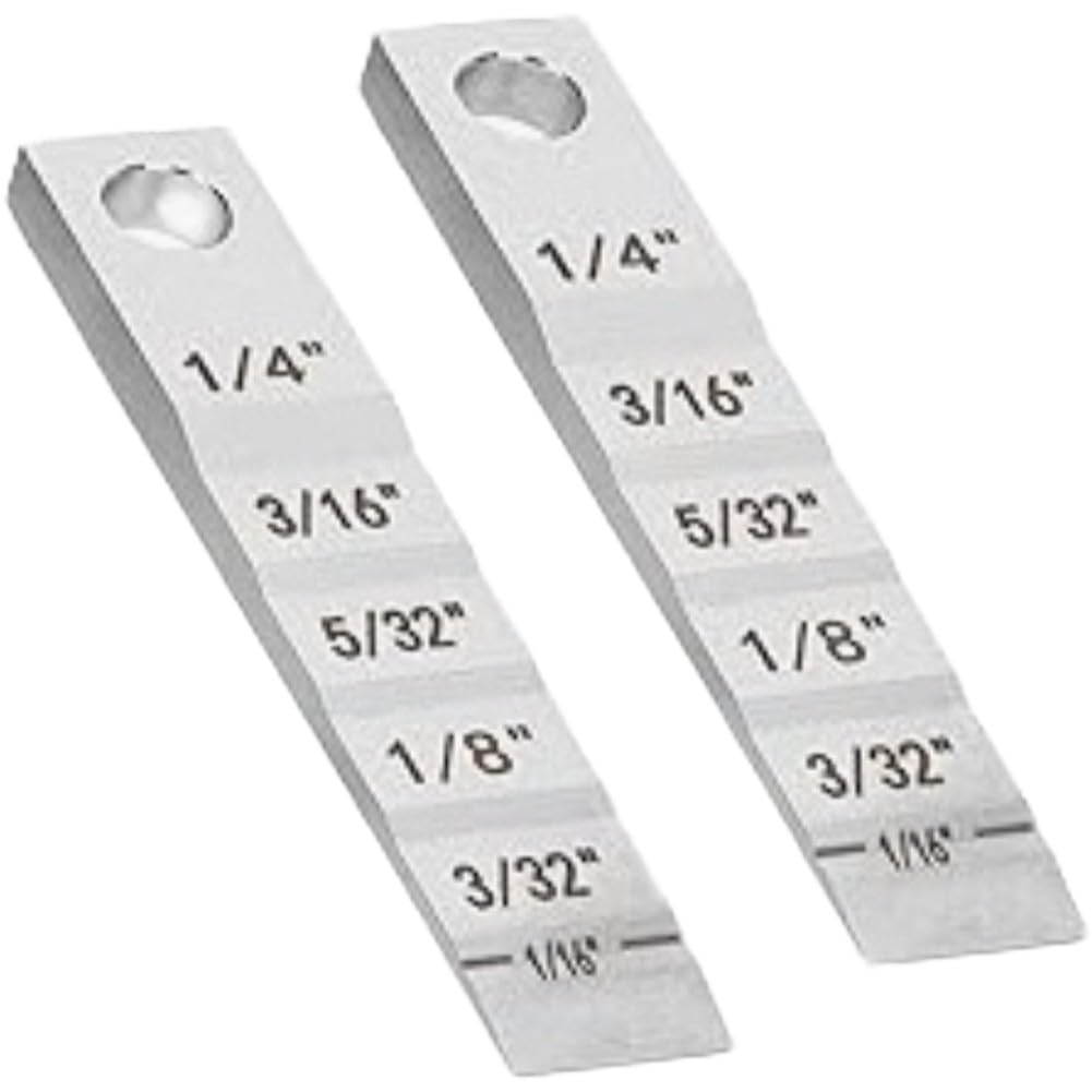 Strumento a gradini in acciaio al carbonio, 1,9 cm, confezione da 2