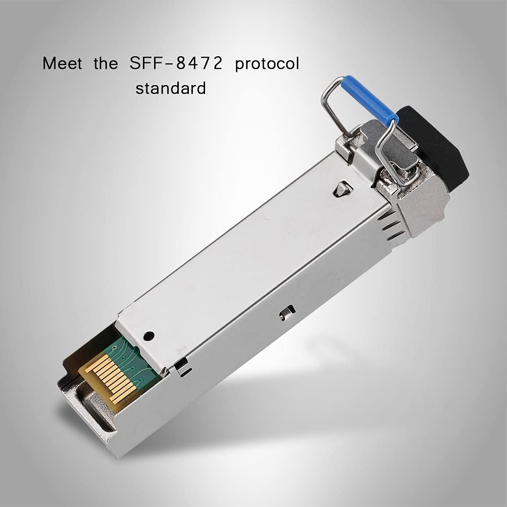 Moduł nadawczo-odbiorczy światłowodu, 100Mbps-25Gbps 3KM-80KM jednomodowy / wielomodowy LC jednomodowy / podwójny światłowód SFP/SFP28, do centrów danych i sieci korporacyjnej (SFP-GE-LX20-SM1490-BIDI