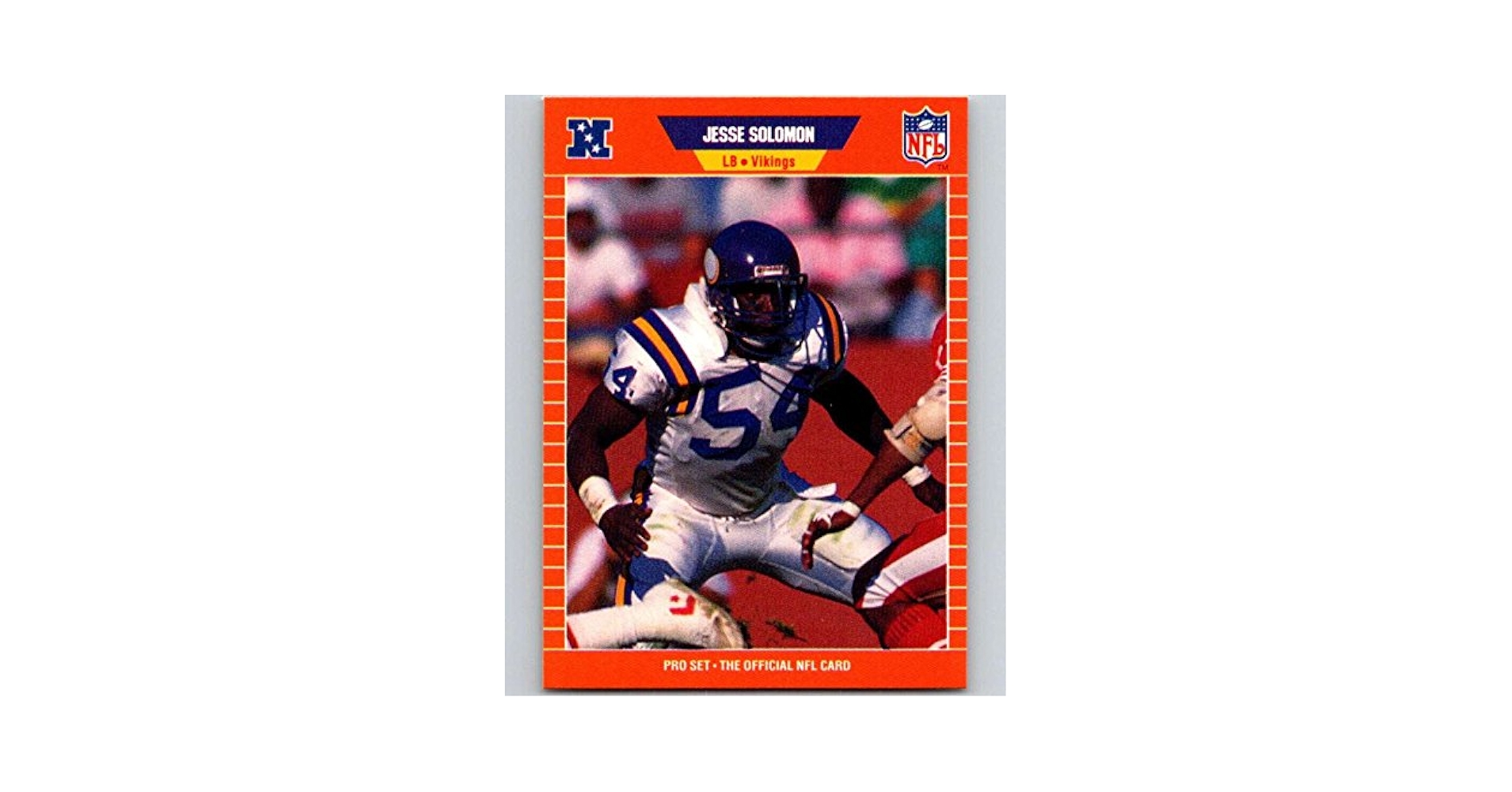 キャロル　PSA9 Amazon.com: Football NFL 1989 Pro Set #239 Jesse Solomon
