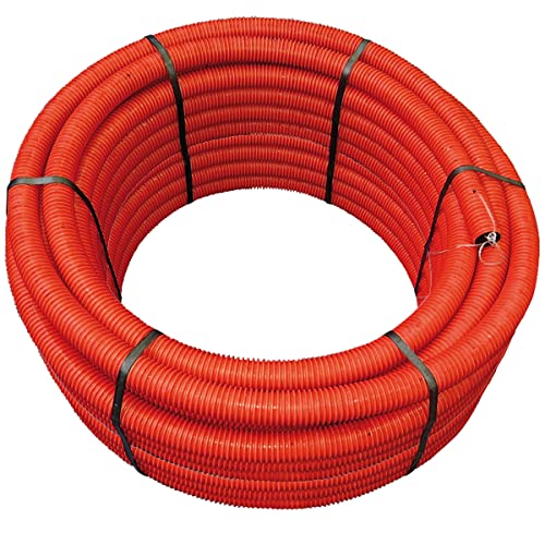 Jardibric - Gaine TPC Rouge Ø90 mm 25 m - Gaine Protection Câble Électrique Enterré