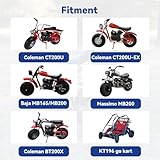 SHIQINHA #8 Flywheel Timing Key & Carburetor Jet Kit Compatible with Predator 212cc 196cc 224cc Coleman CT200U BT200X CT200U-EX Baja Warrior Mini Bike KT196 Go Kart 6.5 HP GX160 Clone Engine Parts - Image 4