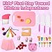 29 Pieces Kitchen Tools-Kids Cooking Sets Real-Toddler Knife Set for Real Cooking, Montessori Toys for 3+,Toddler Utensils with Safe Knives Crinkle Cutter Cutting Board