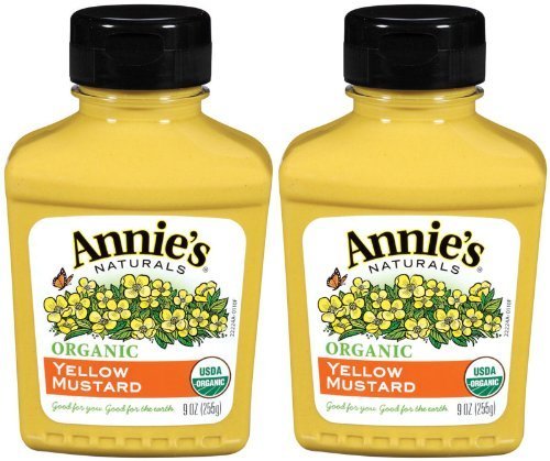 Annie's Homegrown Organic Yellow Mustard, 9 oz, 2 pk by Annie's Homegrown
