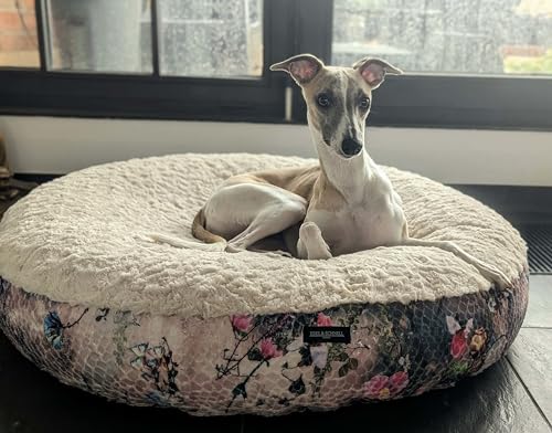 EDEL&SCHNELL Hundebett Wechselbezug rosa 90 cm Ersatz Bezug Hundebett Flocke Bezüge für Hundebetten aus weichem Plüschstoff