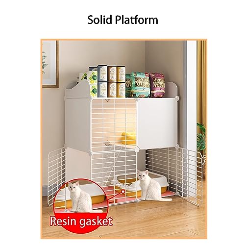 Parc amovible pour animaux de compagnie avec panneaux modulables haute résistance - 4