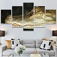 SIGNWIN 5 Panel Canvas Wall Art Coiling Around for Home Decorations Ready to Hang - 60