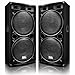 Seismic Audio - Pair of Dual 15" PA DJ SPEAKERS 1000 Watts PRO AUDIO - Band, Bar, Wedding, Church