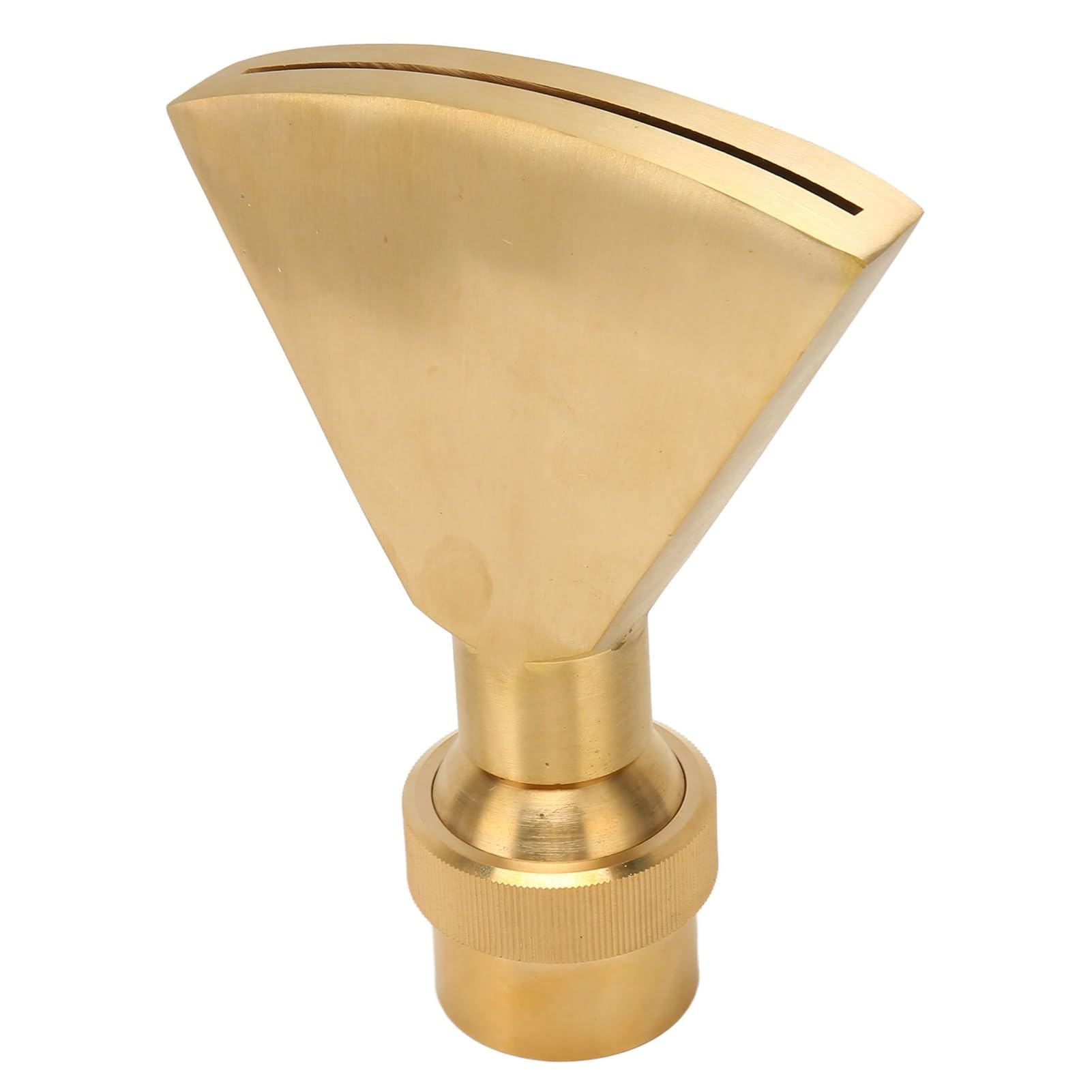 Aspersor de Estanque en Forma de Abanico Boquilla de Fuente en Forma de Abanico de Latón G1 1 2 Ajustable de 0 a 180 Grados Distribución Uniforme del Agua Resistente a la Oxidación para