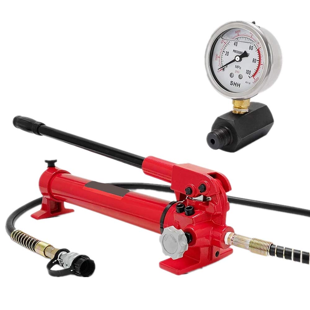 Buy Hydraulic Hand Pump, 2 Speed Power Pack Pump Hose Coupler, Hand