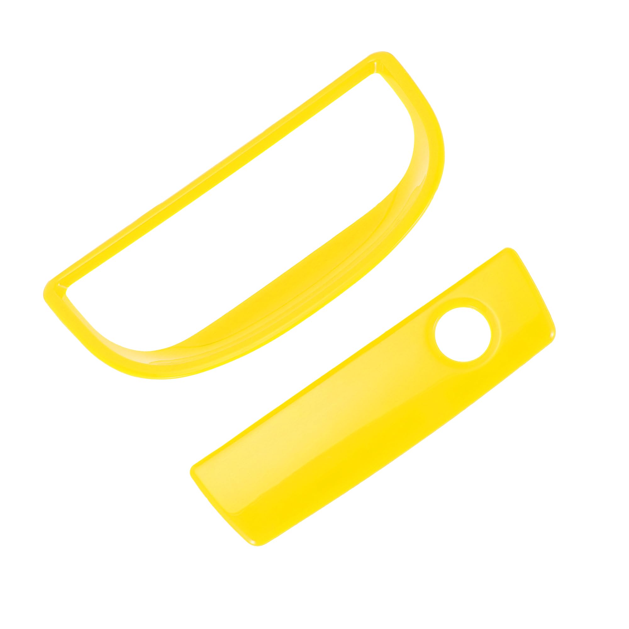 REPAIROCK 1 Set Glove Box Handle Switch Cover Trim for Jeep Wrangler JK 2007-2017 Passenger Storage Grab Handle Button Trim ABS Yellow