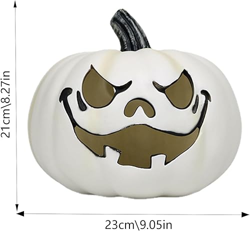 Miniatura 7 de Luces LED de calabaza de Halloween, calabaza iluminada de Halloween, calabazas iluminadas a pilas, para suministros de fiesta en el hogar,