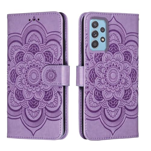 shingtomua for Samsung Galaxy A13 LTE 4G (Not Fit 5G) Case Wallet with Card Holder Kickstand Magnetic Soft Leather Flip Fold Case for Samsung A13 4G Cover (Purple)