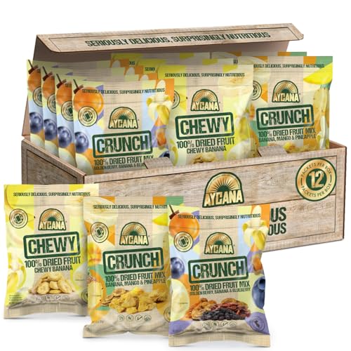 Aycana Berry Banana Bonanza Selection Box – 100% Dried Fruit