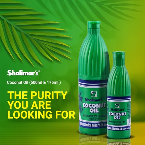 Image of SHALIMARS Coconut Oil Bottle 500Ml, Pack Of 2