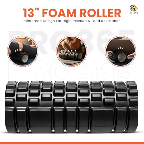 Image of PRO365 Abdominal Exercise Roller Wheel 35 CM | Core Strength Trainer for Abs, Back & Core Workout | Stability Training Equipment for Home Gym, Fitness & Workout | 1 Year Warranty