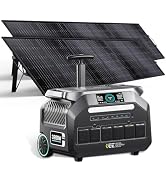 Amazon.co.jp: IEE P3200 ポータブル電源 ソーラーパネル セット200W 2