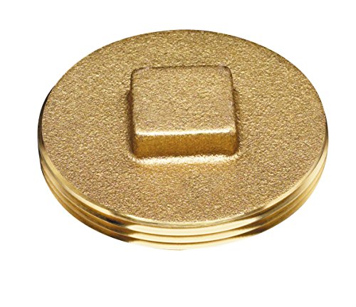 Oatey 42372 Cleanout Plug, 3-Inch, Brass