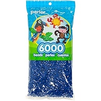Perler Orange Mini Beads 6 Packs (2000 Beads per Pack) Small