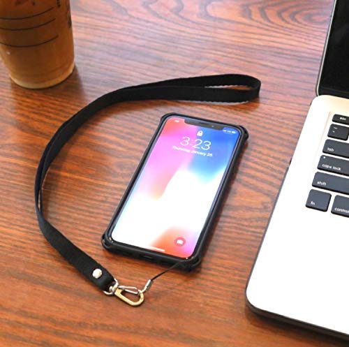 Lifestyle Designs New Iphone 11 Clear Slim Case With Wrist Strap & Lanyard | Best Rugged Tpu Bumper Case | Strong Loop Hole Attachments For Leash, Tether Holder Etc. (Red, Iphone 11) #TOP5