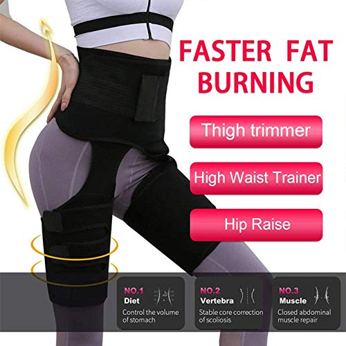 Faja para soporte de ingle y cadera negra talla S miniatura 5
