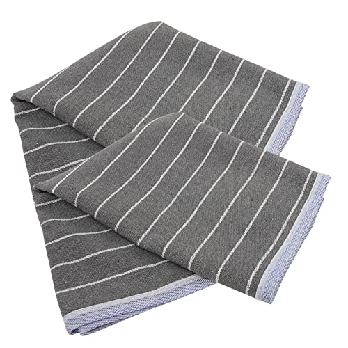 VICASKY 2pcs -Skid Pillow Cloth Towel Breathable Sweat Absorbing Pillow Protector Comfortable Travel Pillowcase Towel for Better Sleep and Hair Striped