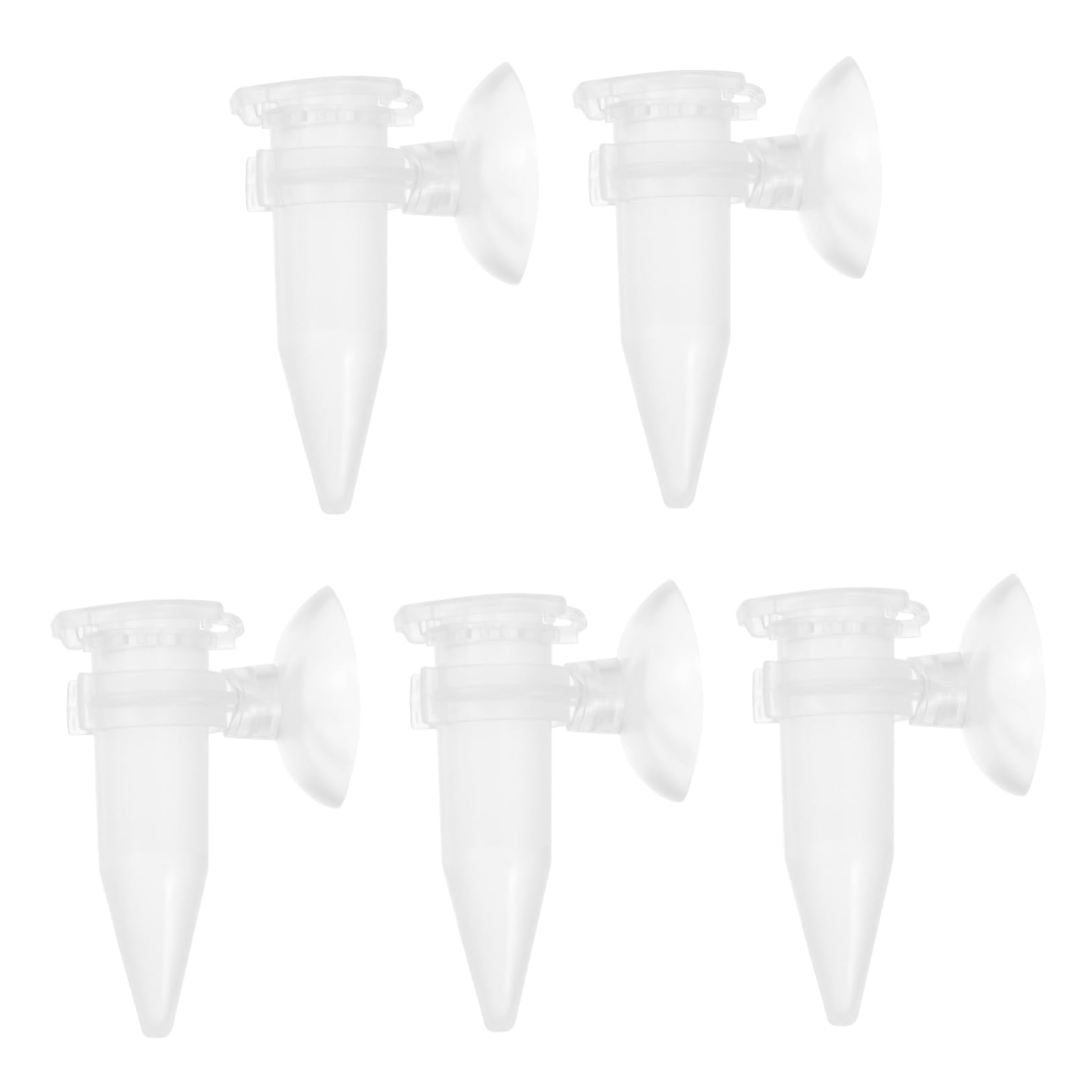 Beaupretty 15piezas Alimentador Automático De Camarones Mini Hatchery con Tubo Gotero y Ventosa Alimentador para Acuarios Diseño Transparente y Práctico