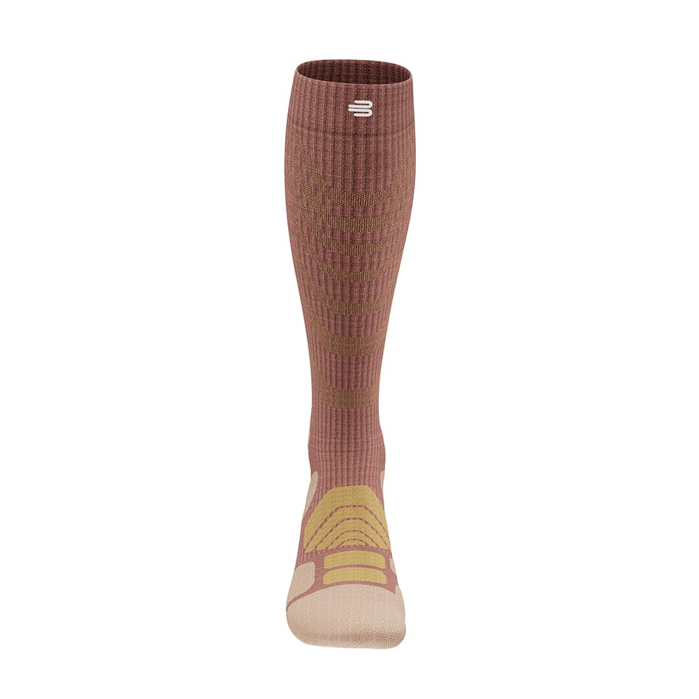 BAUERFEIND Calzini da trekking "Outdoor Merino Compression Socks" per attività all'aria aperta come escursioni (trekking, hiking), 1 paio di calzini sportivi in lana (merino)