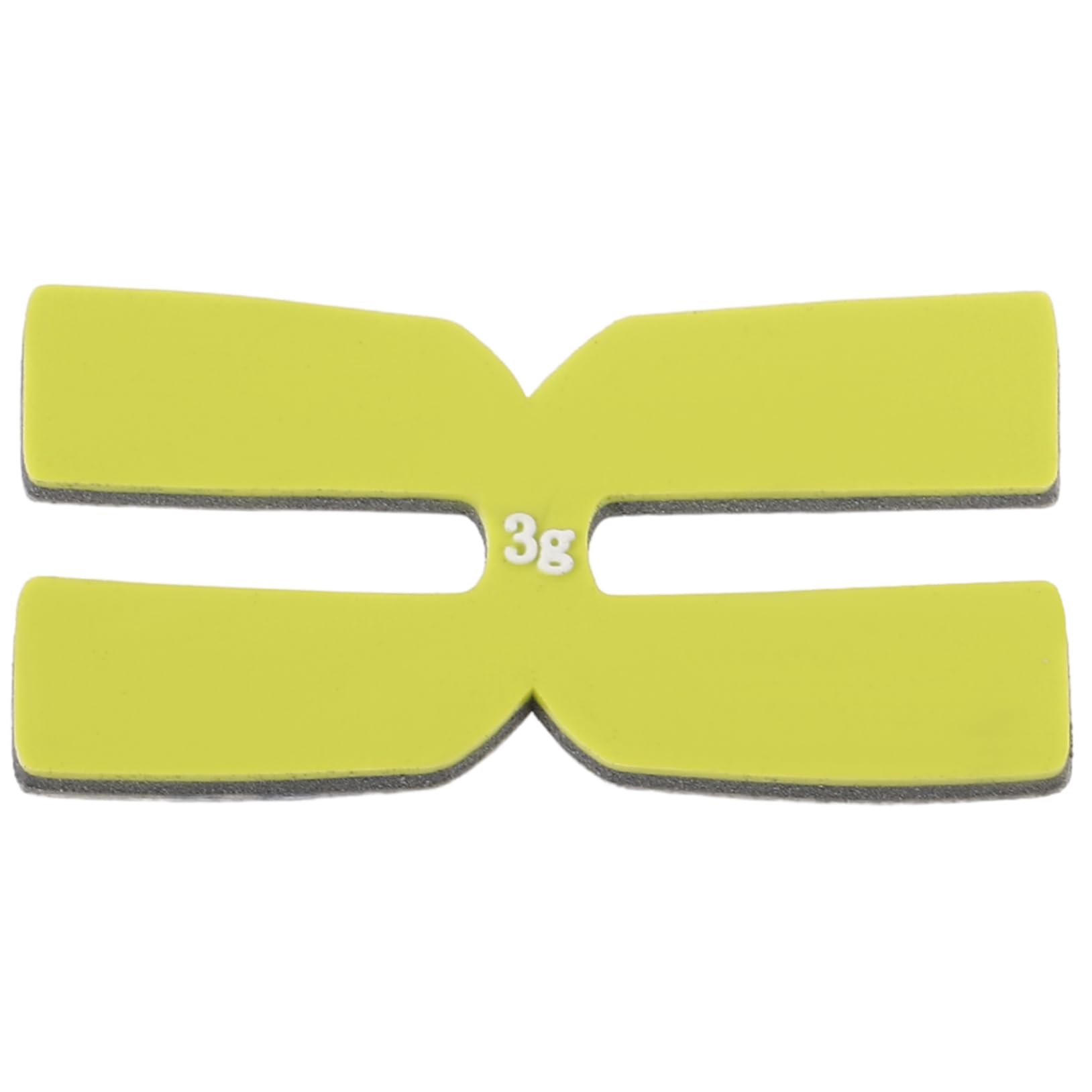 Mikikit Weighted Silicone Pad for Tennis Racket H Shaped Balance Plate for Enhanced Stability and Skill Levels Fluorescent