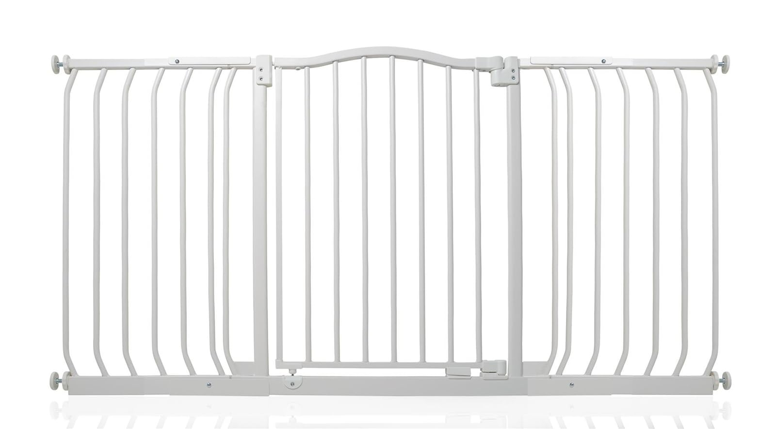 Safetots Curved Top Safety Gate, 71cm - 80cm, Matt White, Pressure Fit Stair Gate, Baby Gate for Doors Hallways and Spaces, Safety Barrier, Easy Installation — view 58