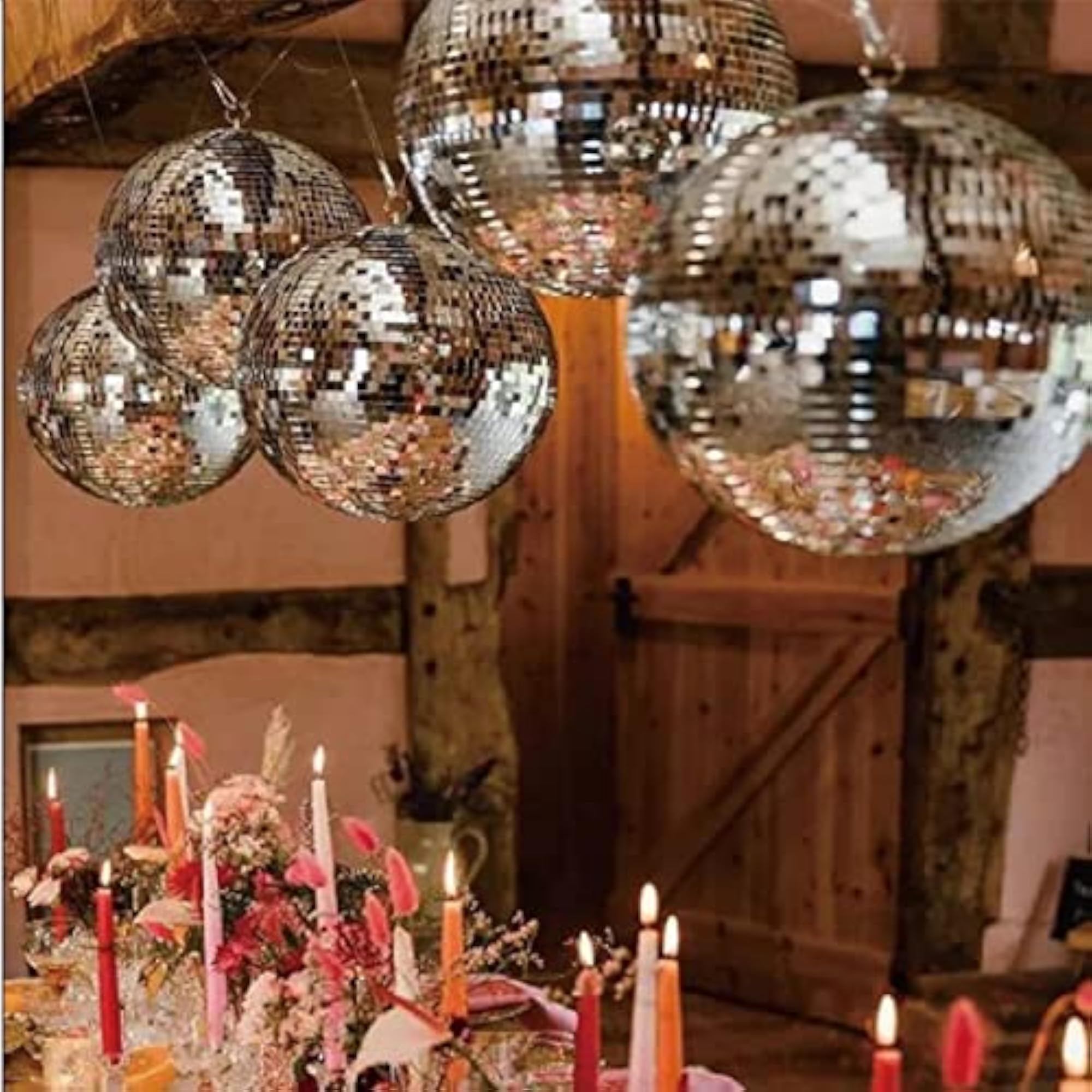Eliminator Lighting Disco Ball with Hanging Swivel, 12 Inch