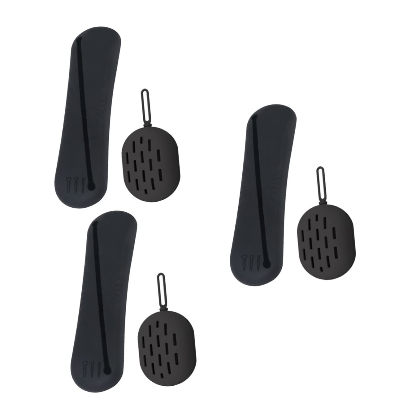 minkissy 3juegos Soporte De Esponjas y Pinceles De Maquillaje De Estuche De Viaje para Cosméticos Organizador Compacto y Portátil