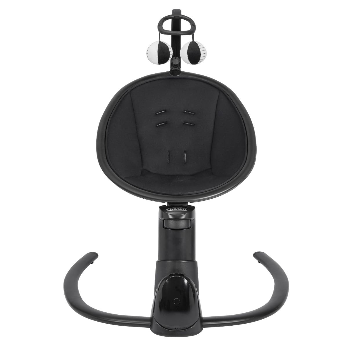 Graco Sway 'n Grow - Chupete Bluetooth con barra de juguetes, adecuado desde el nacimiento hasta aprox. 4 años (0-18 kg), con 6 movimientos de balanceo, vibración de 4 velocidades, música, ajuste de