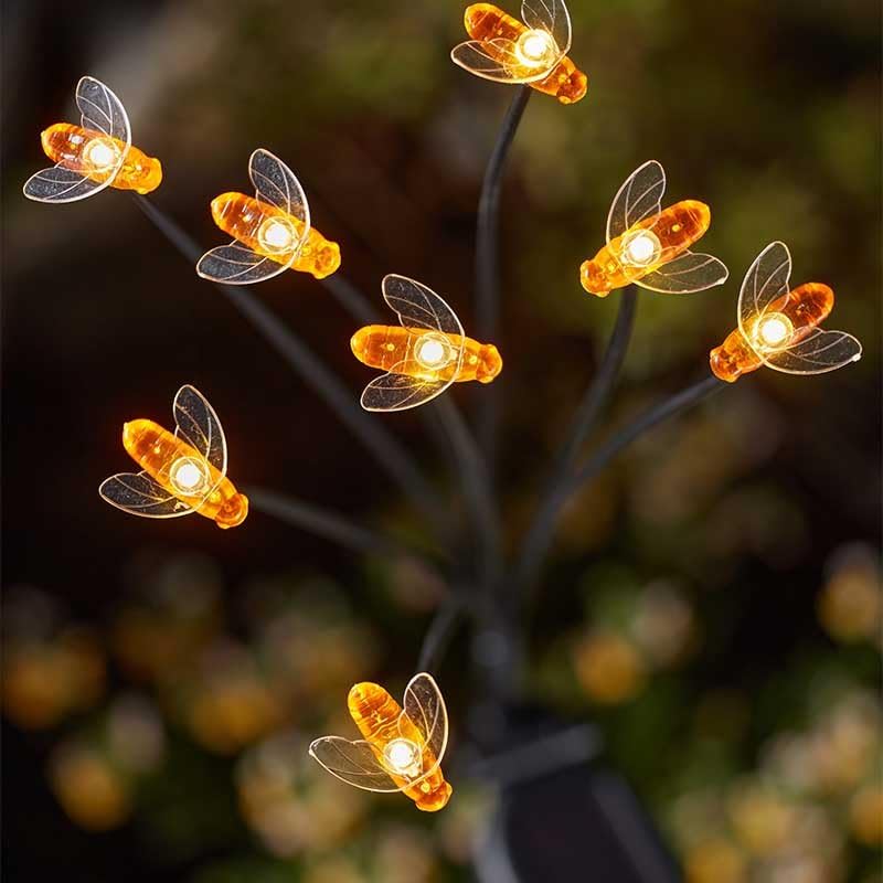 Smart Solar 8-Stem Solar Powered Stake BeeLights